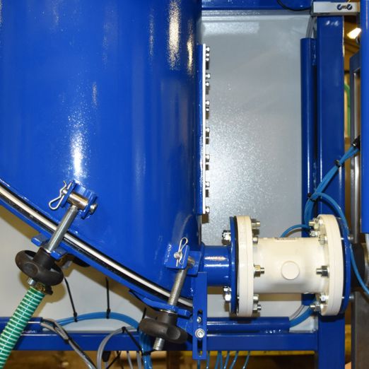 Détail : Vannes à manchons dans les installations de remplissage et de dosage