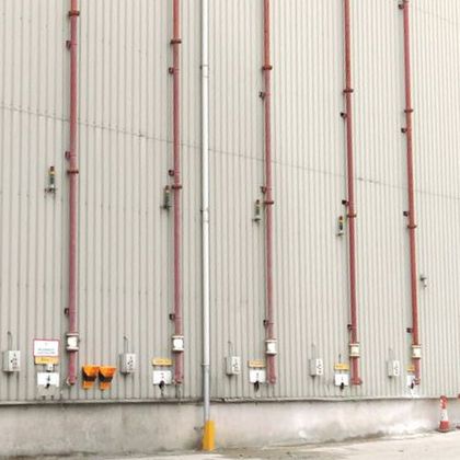Vannes à manchons d’AKO dans les conduites montantes dans les systèmes de silos